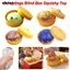 Hộp bánh bao SMILE Đồ chơi Squishy, Bun nhồi bông lấp lánh lấp lánh có khả năng phục hồi chậm Squishy Pinch Le, với Steamer Fidget Soft Giảm căng thẳng Công cụ thư giãn bóng giác quan