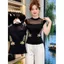 Mùa hè 2026 Áo Vest không tay thêu công nghiệp nặng kiểu Pháp Màu sắc tương phản Thêu tinh tế Slim-fit Slimmer Look Áo thun nữ cao cấp