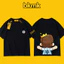 BKMK hợp thời trang dáng rộng côn đồ đẹp trai áo thun nam ngắn tay in bóng đá 100% Cotton cao cấp High Street mùa hè mới 0704