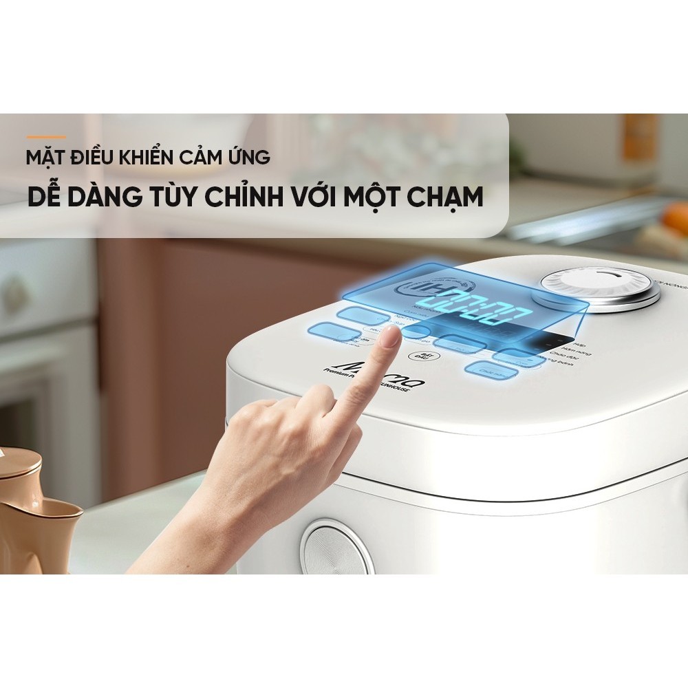Nồi Cơm Điện Cao Tần 1,5L Sunhouse Mama SHD8857 - Bảo Hành 24 Tháng, Lòng Nồi Dạng Niêu Inox 304 | BigBuy360 - bigbuy360.vn