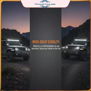 POWER LED Light Bar Kẹp Braet Universal Roof Ra No Drill Lắp đặt chống gỉ hạng nặng cho phụ kiện xe SUV Piup Tru.