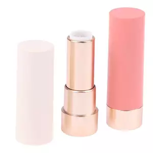 1 Cái Lipsti Ống rỗng Tròn mờ Chất liệu phân phối mỹ phẩm Chai có thể nạp lại Hộp đựng bóng môi
