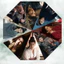 Spike Price Hàng có sẵn Xie Zheng Stills Sunny Umbrella Hoàn toàn tự động Sáng tạo Zhang Linghe Kem chống nắng Vinyl Sun Umbrella Ra