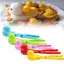 Khuôn Làm Cơm Hình Chữ Du Dễ Thương Kẹp Trẻ Em Nhựa Ngoài Trời Du Rice Mold DIY Snowball Maker Khuôn Sushi Có Tay Cầm ELWW