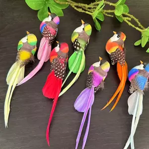 Chim Nhân Tạo Dễ Thương Giả Xốp Động Vật Mô Phỏng Lông Chim Đồ trang trí Tit Thủ Công DIY Trang Trí Sân Vườn Nhà