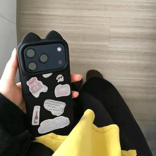 Stickers Gấu Nhỏ Đối với trường hợp iPhone 17pro iphone16/15/14 lỗ lớn 13/12/11 mới