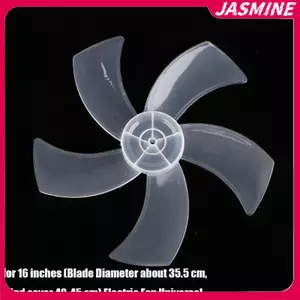 JASMINE 1 Quạt Gió Lớn De Dành Cho Quạt Nhựa Gia Đình 16 Inch De Năm Lá Có Đai Ốc Bao Cho Quạt Bệ Bàn Quạt Quạt Treo Tường JASMINE