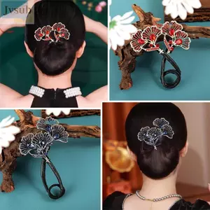 JVSUB Hair Bun Maker Twist, Roll Hair Tool Dễ dàng chụp nhanh kiểu tóc xoắn, Mũ nón thanh lịch Kẹp tóc cho bé gái
