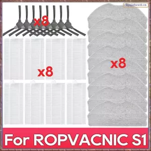 Bộ phụ kiện forROPVACNIC S1, forTiddiy G90, forBetboyles V75S, Phụ tùng máy hút bụi Robot forVIPSUN Z1