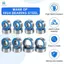 16 Chiếc Cao Su Kín Vòng Bi Bộ Dành Cho TT02 TT-02 TT02D TT-02D 1 / 10 RC Xe Nâng Cấp Phần Phụ Kiện
