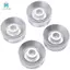 4 Núm điều khiển tốc độ âm lượng cho các bộ phận đàn Guitar điện phong cách LP, Bạc trong suốt