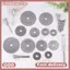 Littleloves1 10 / 31 PC Đĩa Cắt Kim Cương Chà Nhám Bánh Xe Mài Cưa Tròn de Chế Biến Gỗ Kim Loại Mini Khoan Dụng Cụ Xoay Phụ Kiện VN
