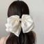 Pháp Nơ Hoa Bud Lấy Kẹp Cảm Giác Satin Nhiều Lớp Đuôi Ngựa Kẹp Sang Trọng Tất Cả Trận Đấu Nửa Ngón Tóc Mũ Đội Đầu PDAC