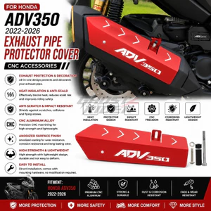 DÀNH CHO XE HONDA ADV350 2022-2026 CNC Xả Tấm Chắn Nhiệt Giảm Thanh Bao Ống Xả Bảo Vệ Phụ Kiện Xe Máy