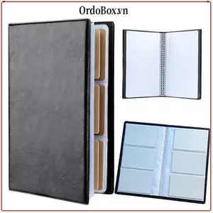 Thẻ ORDOBOX Hộp đựng Album Thẻ tín dụng Da