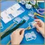 150 Chiếc Acrylic Thêu Flos Thả, Trong Suốt Thêu Chỉ Sắp Xếp Slim Flos Bobbins - Sợi Bobbins