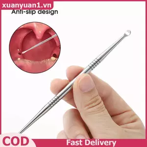XUAN 1 Dụng cụ tẩy đá Tonsil Dụng cụ tẩy sáp tai bằng thép không gỉ Dụng cụ chăm sóc làm sạch miệng Dụng cụ tẩy đá Tonsil Chăm sóc sức khỏe VN
