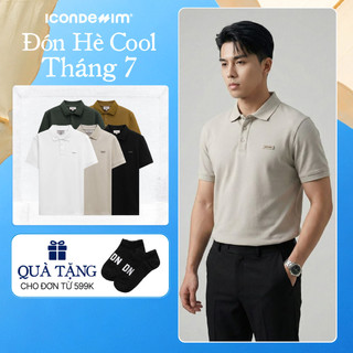 Áo Polo Nam ICONDENIM Double Face CVC Essence Form Regular PLID0275