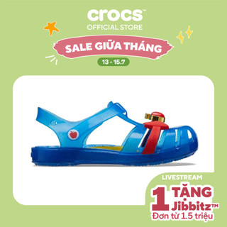 Giày Xăng Đan Trẻ Em Crocs Toddler Isabella Snow White - Bright Cobalt - 209677-4JL
