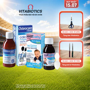 Bộ TPBVSK OSTEOCARE Liquid Hỗ Trợ Xương Chắc Khỏe & WELLBABY Multi-vitamin Liquid Hỗ Trợ Tăng Sức Đề Kháng Vitabiotics