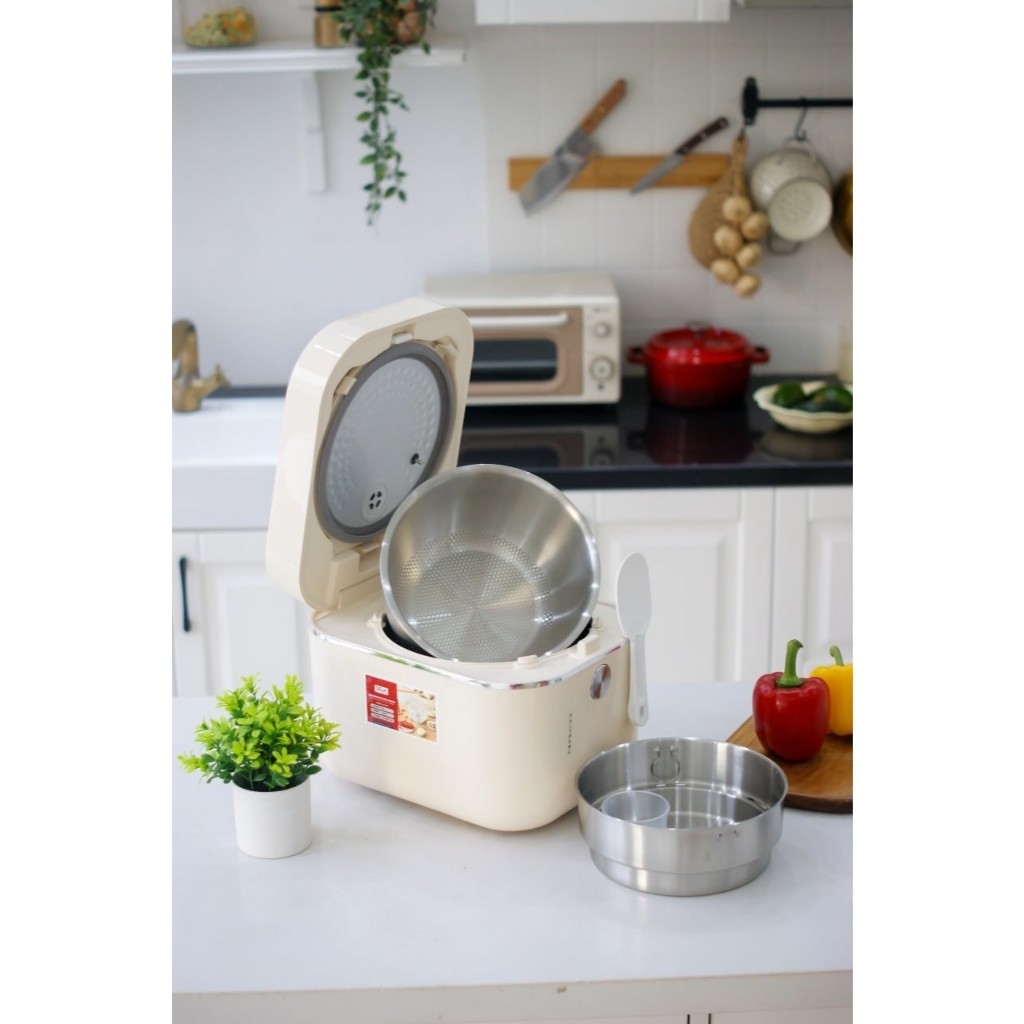 Nồi cơm điện giảm đường Seka SK1039, dung tích 2L công suất 900W lòng nồi inox 304, nấu cơm dẻo ngon | BigBuy360 - bigbuy360.vn