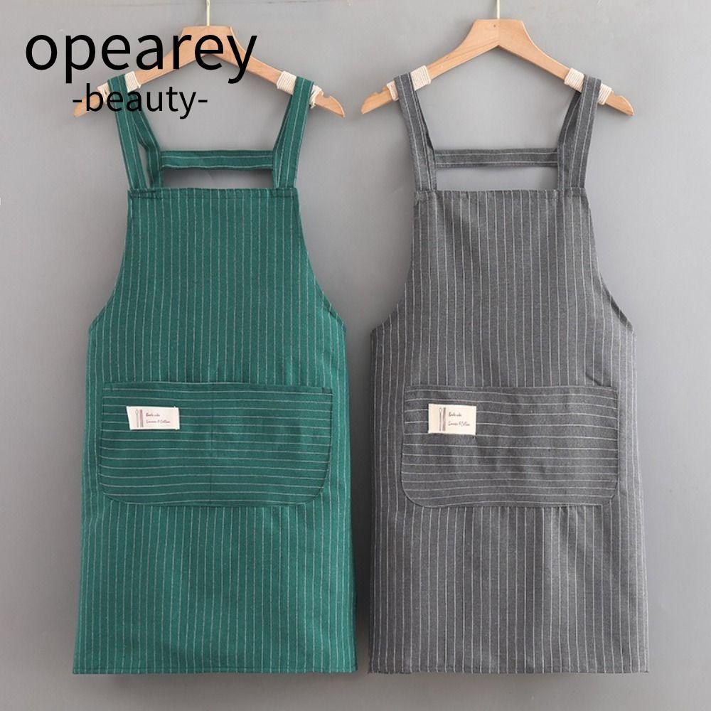 Tạp dề gia đình OPEAREY, Phụ kiện làm sạch Tạp dề nhà bếp chống mài mòn, Tạp dề nhà cà phê bằng vải Cotton thoáng khí cho cả nam và nữ | BigBuy360 - bigbuy360.vn