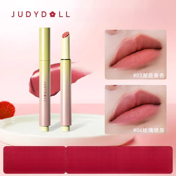 ❈ ❈✨Judydoll Son Môi Chắc Chắn Bùn Matte Lip Glaze Nhung Màu Khỏa Thân Son Môi Len Mềm Sương Sửa Đổi Màu Da Son Môi