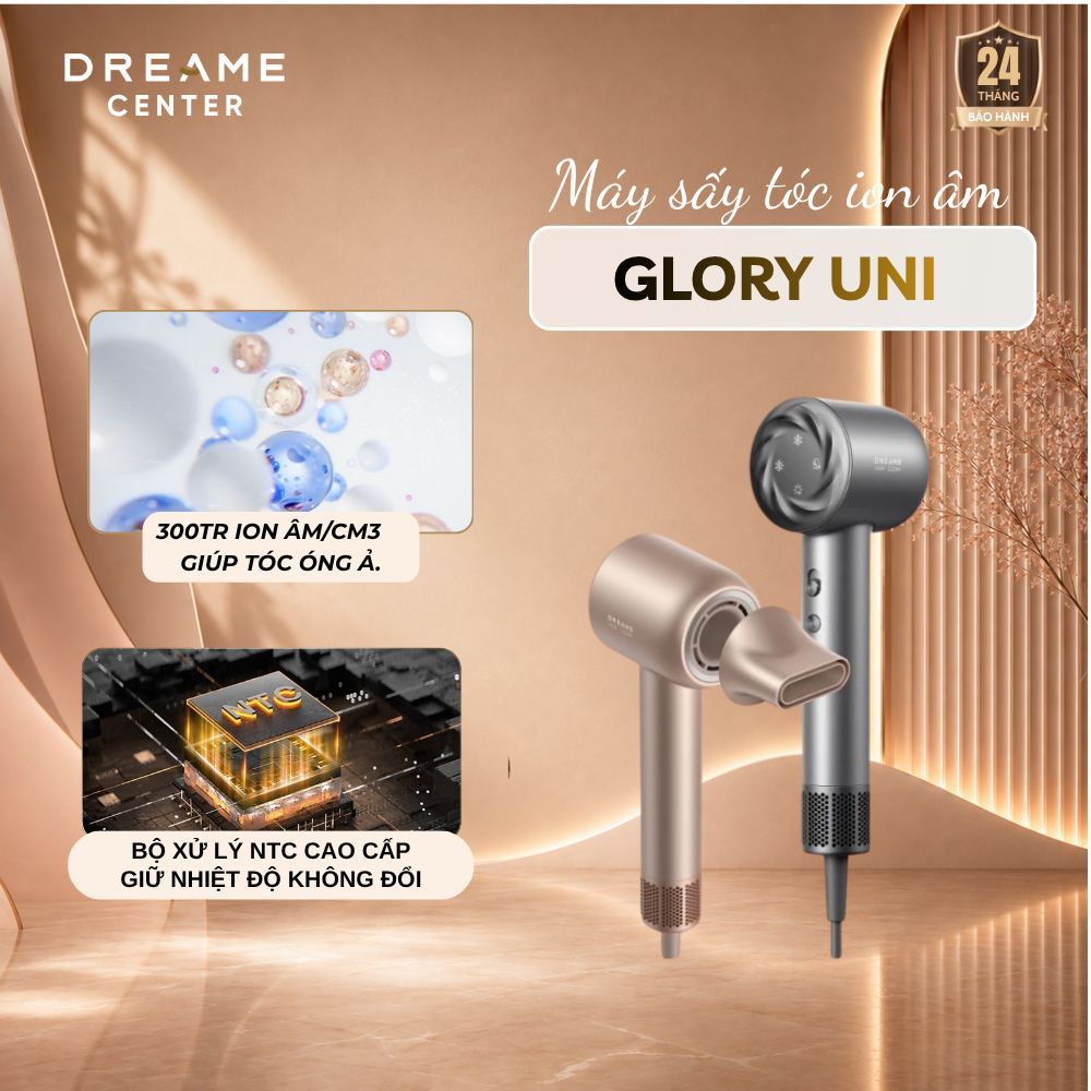 Máy Sấy Tóc Ion Âm Dreame Hair Glory Uni Sấy Khô Siêu Tốc | Bảo