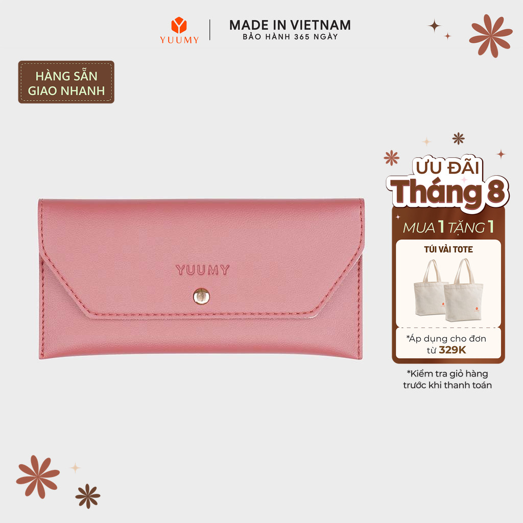 Ví Yuumy ( Thời trang nữ kiểu cầm tay dáng dài – Ví da Seasand YV9) Bagsmart