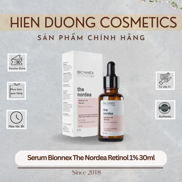 [Đại lý chính hãng] Serum Retinol 1% Bionnex 30ml | Tinh chất Retinol trẻ hoá & sửa chữa cấu trúc da