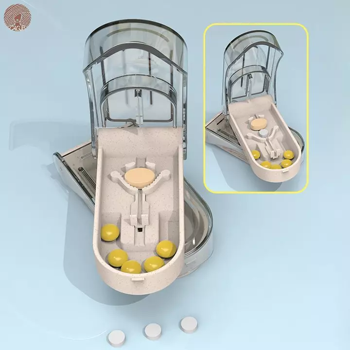 CAGJB 1 Chiếc Di Động Máy Cắt Thuốc Chia Thuốc Bảo Quản Máy Tính Bảng Bộ Chia Cắt Máy Thái Tại Nhà Hộp Đựng Thuốc Hộp Đựng Thuốc VN