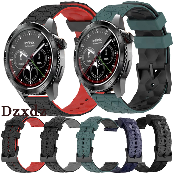 INFINIX XWatch N5 Pro Đồng hồ thông minh Dây silicon cho Infinix N4 PRO Đồng hồ thông minh Dây đeo đồng hồ thông minh Dây đeo đồng hồ thông minh Phụ kiện vòng đeo tay