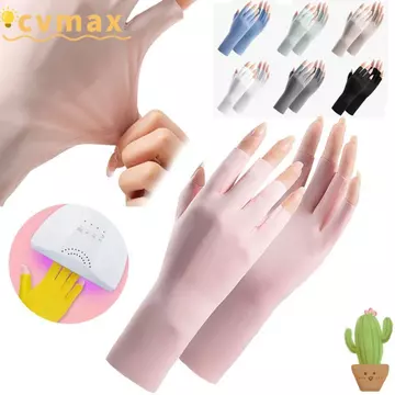 Găng tay vẽ móng tay CYMX, Găng tay chống nắng chống tia UV móng tay, Phụ kiện Đèn Led chống bức xạ Bảo vệ da ngón tay Găng tay nghệ thuật làm móng tay nữ
