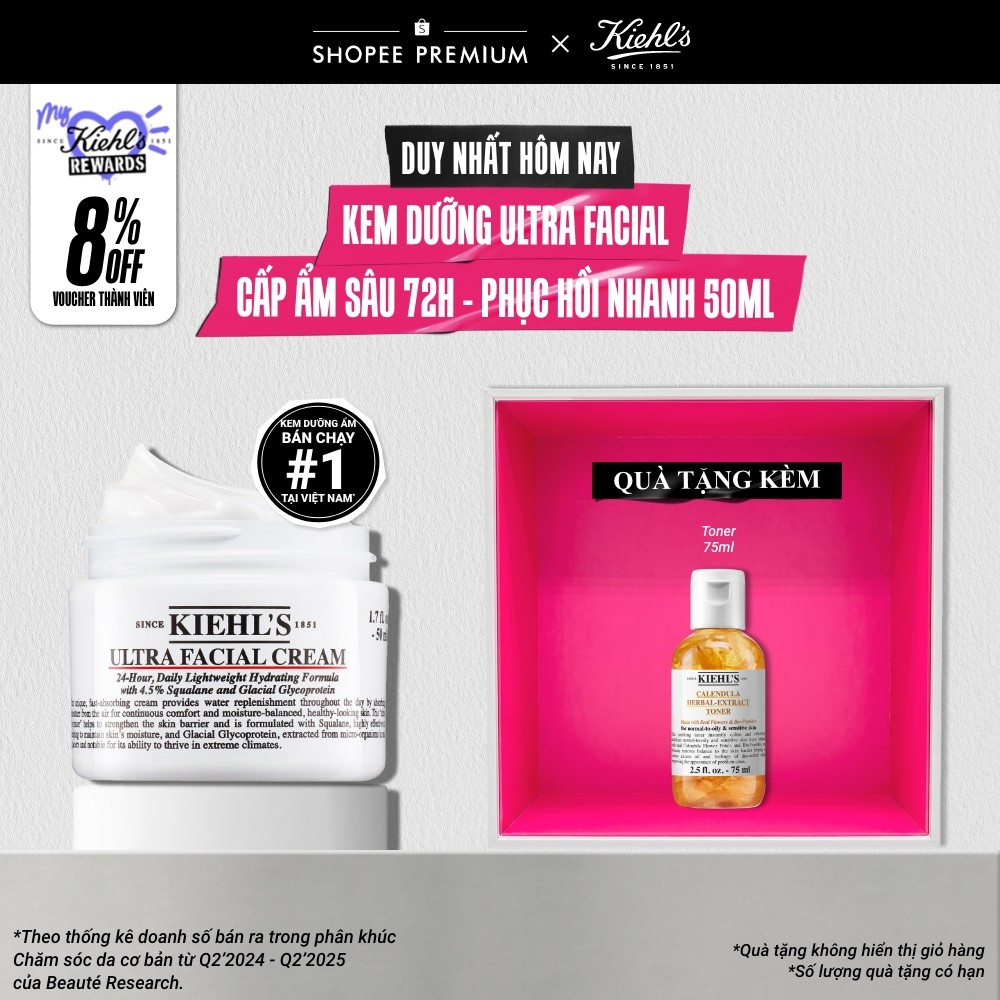 Kem dưỡng ẩm Kiehl's Ultra Facial Cream 50ml