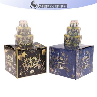 Onetimingfine Hộp Đựng Tiền Mặt Có Kéo Ra Chúc Mừng Sinh Nhật Thẻ Tiền Hộp Quà Tặng Sinh Nhật Không Khí Trang Trí Chống Đỡ Hộp Rút VN