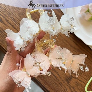 Onetimingfine Thời Trang Mới Mô Phỏng Kẹp Tóc Nữ Thanh Lịch Ngọc Trai Nơ Đuôi Ngựa Kẹp Phụ Kiện Tóc Cua Ngọt Vuốt Mũ Đội Đầu VN