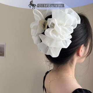 Onetimingfine Thời Trang Tuyn Nơ Lớn Đám Mây Lấy Kẹp Thanh Lịch Retro Nữ Lưới Sợi Đuôi Ngựa Bím Vuốt Kẹp Phụ Kiện Tóc Quà Tặng Mũ Đội Đầu VN