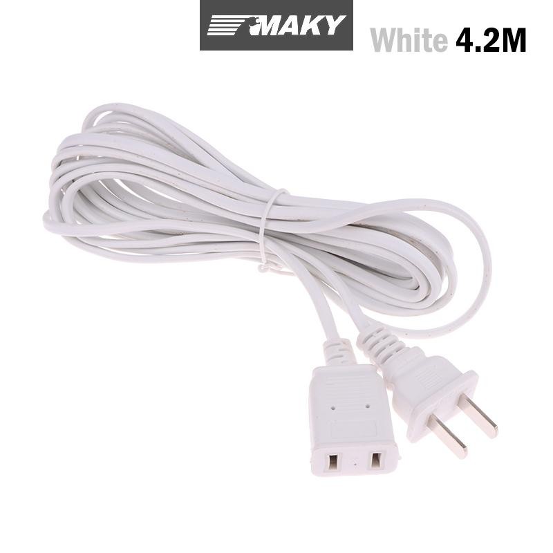 Newwellknownepic 1.5 / 2 / 2.5 / 4M Dây Nguồn Nối Dài Nam Dây Nối Dài 2 Pin Có Nút Bật / Tắt Dây Cáp VN