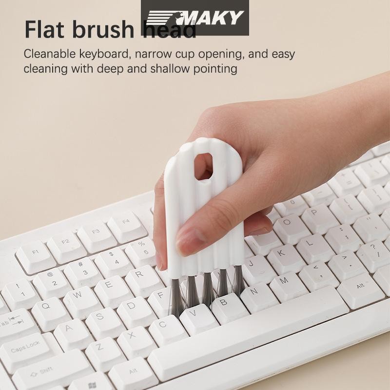 Newwellknownepic al Cup Nắp Bàn Chải Crevice Dụng Cụ Vệ Sinh Tiện Ích Cho Gia Đình Làm SạchBrush Tay Cầm Cong Bàn Chải Vệ Sinh VN