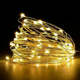 Đèn dây LED Pin AA, Đèn vòng hoa lấp lánh cổ tích LED, Đèn trang trí di động chống nước IP44, Ngoài trời trong nhà cho Giáng sinh, Ngày lễ, Đám cưới, Tiệc sinh nhật