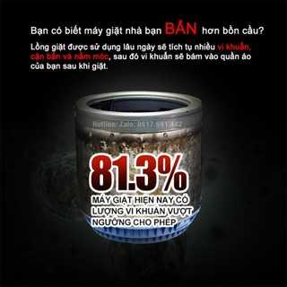 Bột tẩy vệ sinh lồng máy giặt  - Gói 450gram