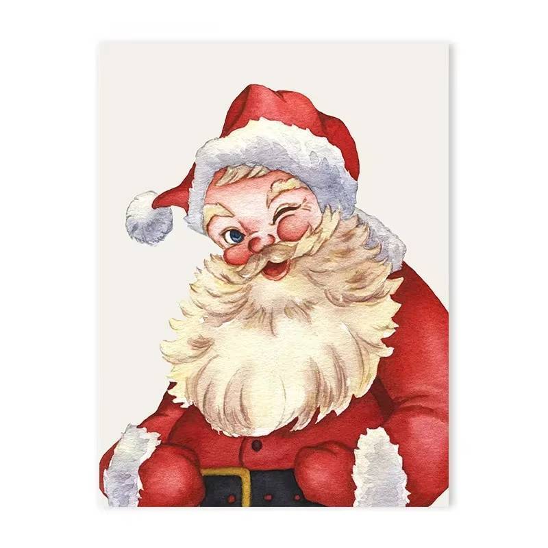 Giáng Sinh Vui Vẻ Treo Tường Nghệ Thuật In Áp Phích Ông Già Noel Xe Tải Quà Tặng Trang Trí Ngày Lễ Tranh Canvas Phòng Khách Hiện Đại Năm Mới Trang Trí Nhà