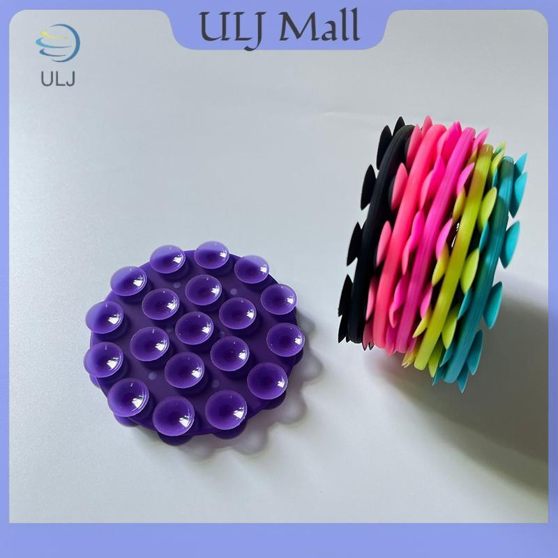 Bộ 1-5 miếng dán chống lật bình hoa silicon, cốc hút hai mặt, dễ bám, ngăn va đập