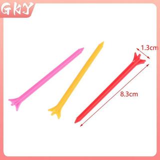 GKY 100 Chiếc Màu Hỗn Hợp Golf Tee 5 Prong 83mm Ít Kháng Lực Golf Tee Huấn Luyện Giá Đỡ Thể Thao Ngoài Trời Phụ Kiện GKY