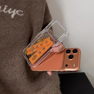Phong Cách Trung Hoa Hòa Bình Và Không Rắc Rối Lấp Lánh Sequin Trong Suốt Ốp Lưng Điện Thoại iPhone 17Promax 17Pro 12 13 14 15 16 Pro Max 11 15Plus Chống Sốc Nam Nữ Vỏ Di Động