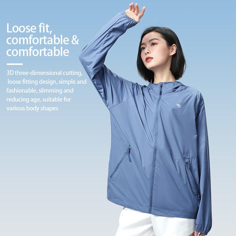 Áo khoác CAMEL CROWN chống nắng và tia UV thoáng khí thời trang mùa hè cho nam và nữ