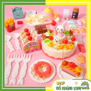 Đồ Chơi Cắt Bánh Sinh Nhật Loại Lớn 85 Chi Tiết Kèm Nhạc Và Đèn Đáng Yêu Cho Bé Đồ Chơi Cho Bé Gái - BỐ KHỦNG LONG