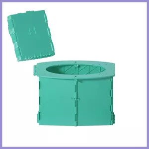 Ghế bô cắm trại Cắm trại Ghế vệ sinh Ghế vệ sinh Ghế cắm trại đa chức năng Rác có thể tiết kiệm không gian mueadsyvn