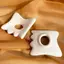 Dụng cụ cạo mặt bằng gốm sứ Gua Sha Board Chống lão hóa Chăm sóc da mặt Giảm quầng thâm Loại bỏ nếp nhăn