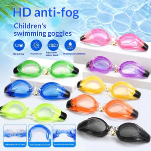 Kính bơi trẻ em Chống sương mù Bảo vệ tia cực tím Tầm nhìn rõ ràng Dây đeo có thể điều chỉnh Kính bơi chống nước